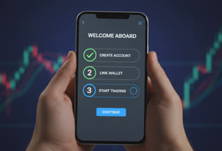 Personal trading account dashboard accessed through Venditance