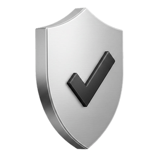 Approval checkmark icon in 3D on the Venditance how it works page